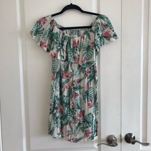Off the Shoulder Floral Dress